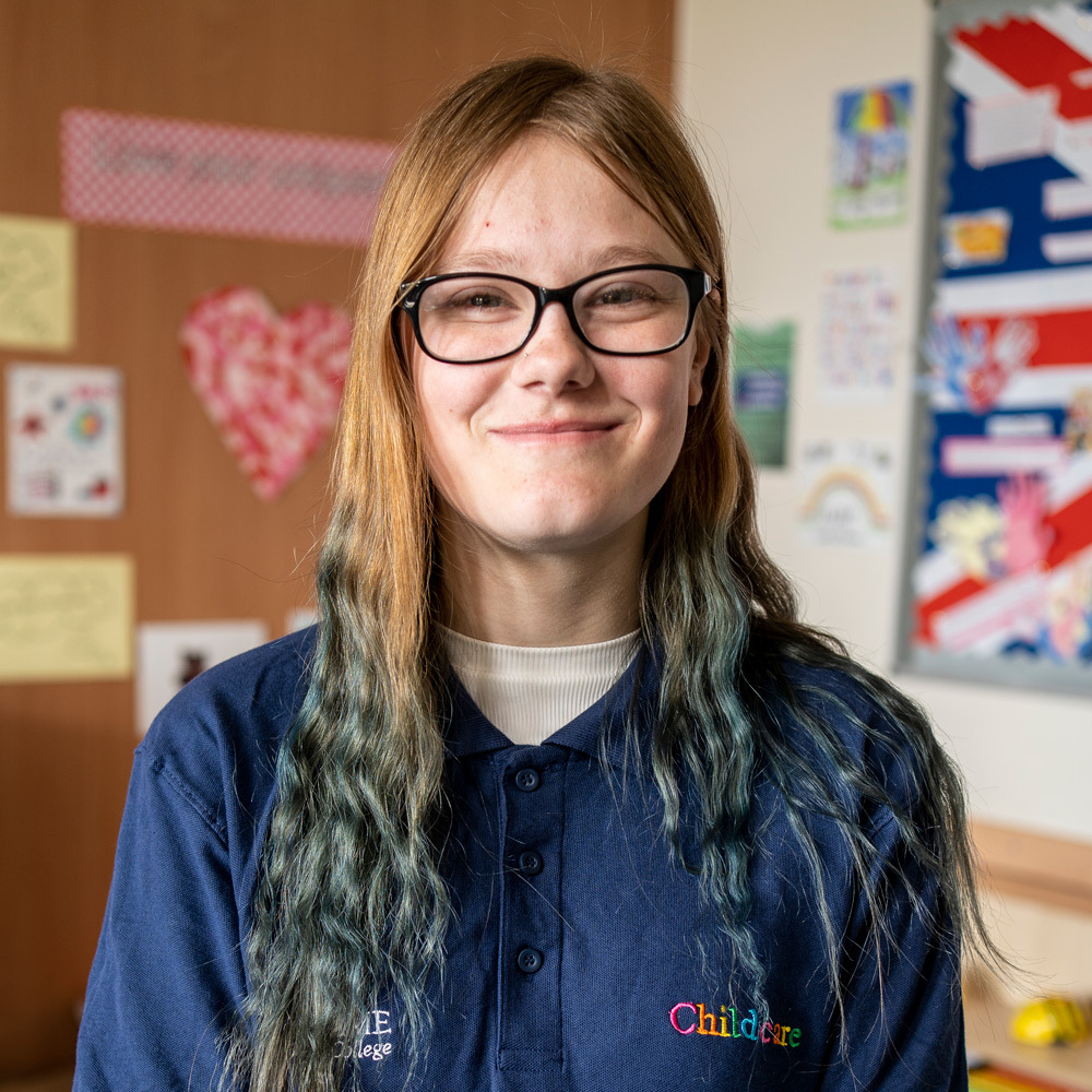 Chloe Stevens T Level in Childcare