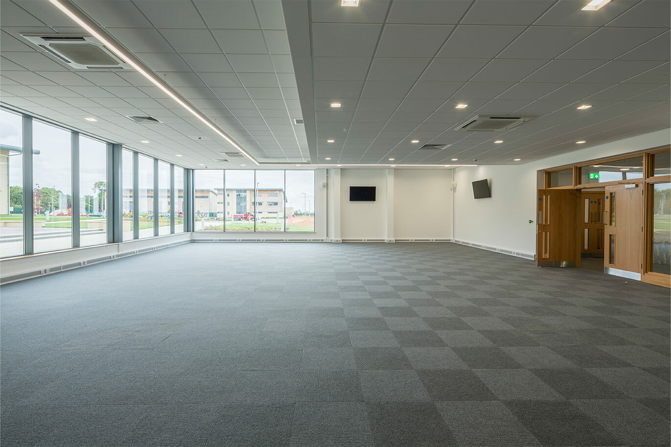 Empty conference area