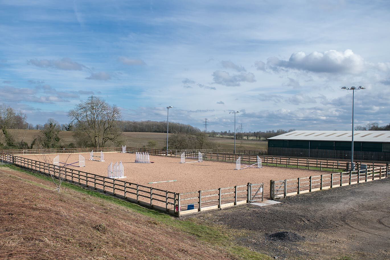 Equine outdoor arena
