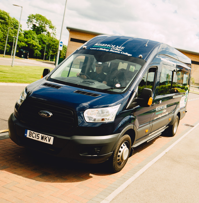 Home free buses Riseholme College mini bus