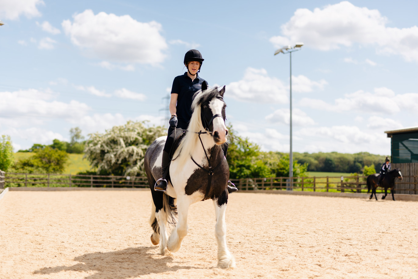 Horse riding lessons at Riseholme College Lincolnshire
