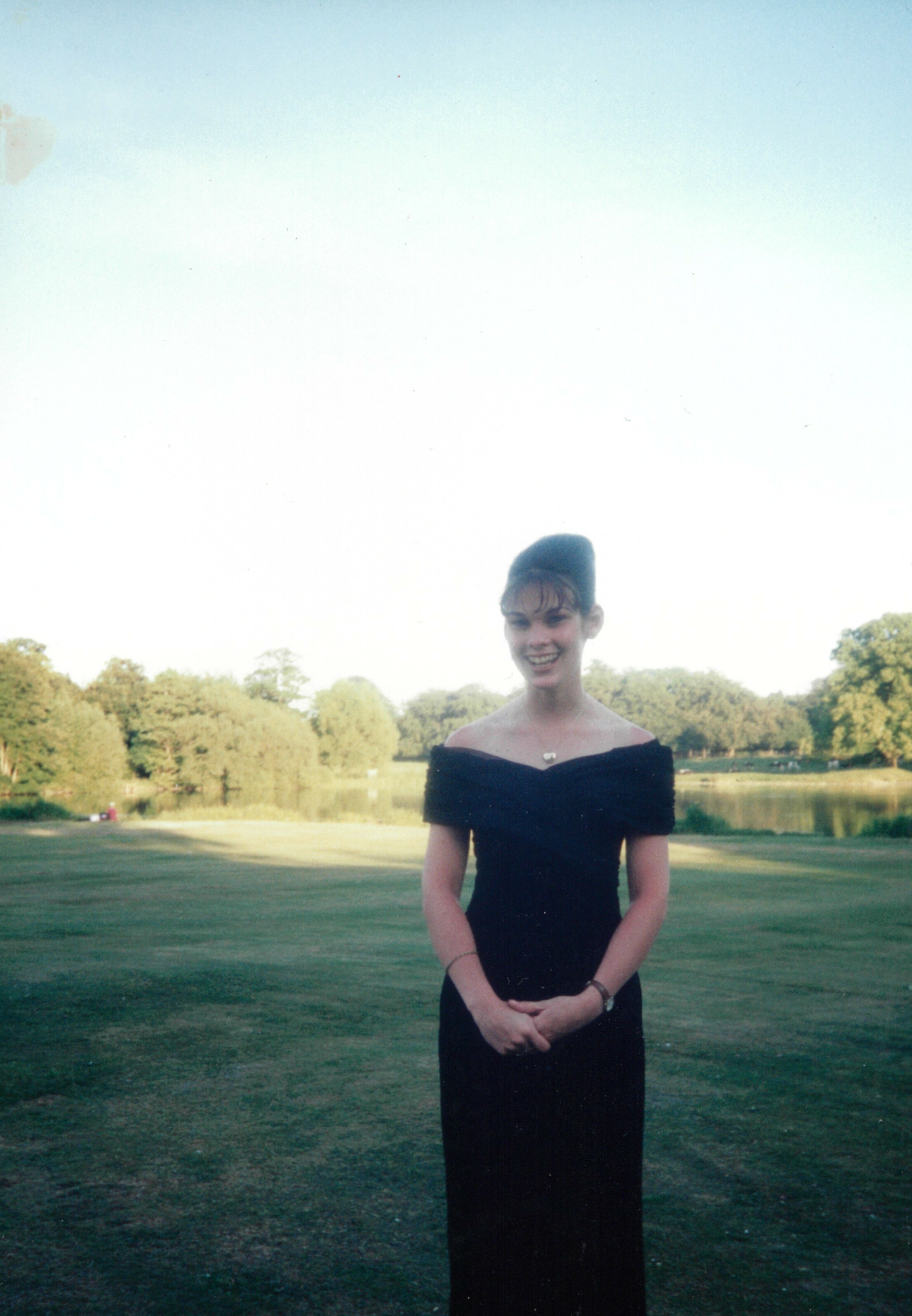 Julie at the Summer Ball 1995