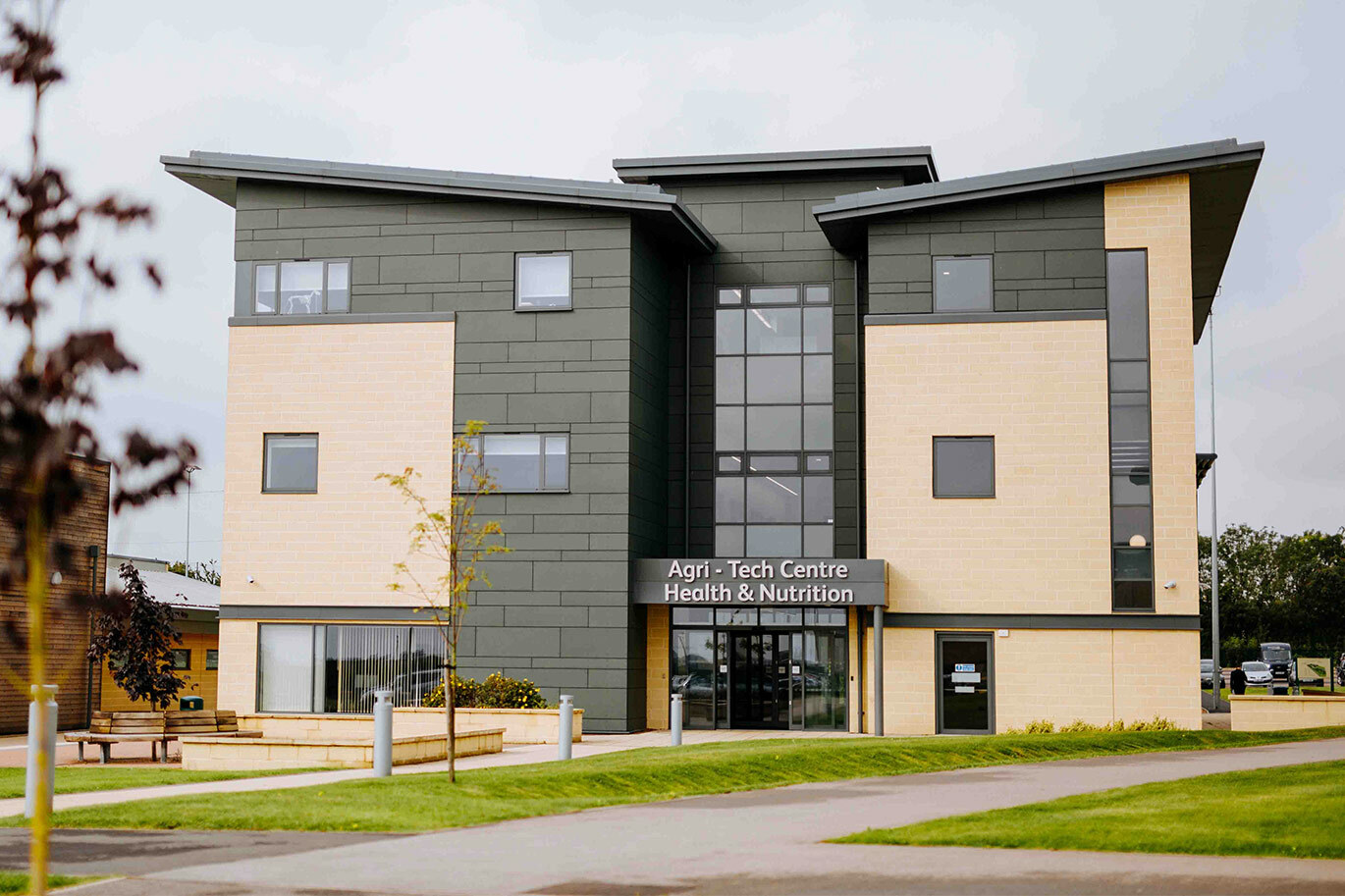 Outside Agri Tech Center and Health and Nutrition Suite