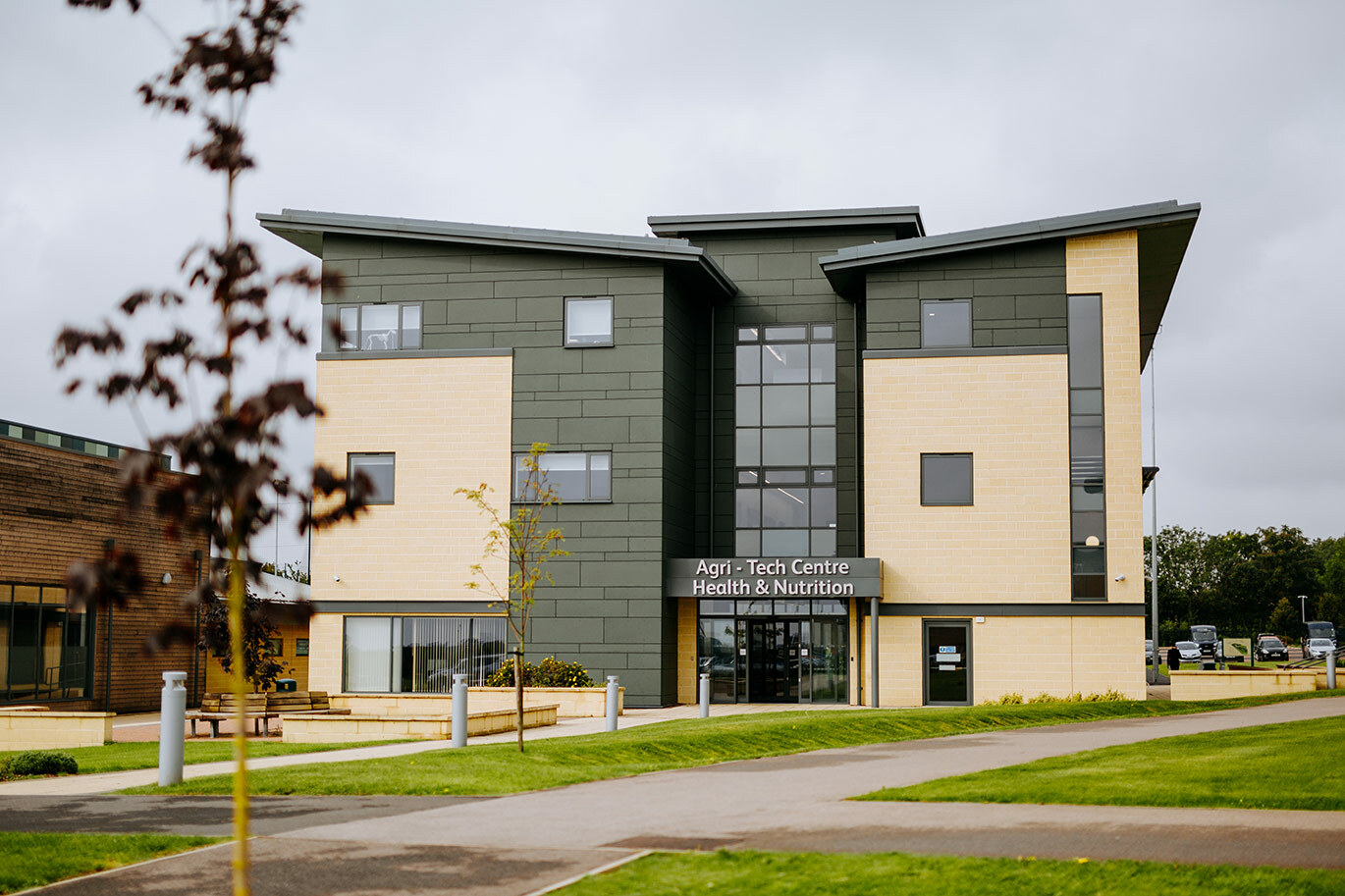 Outside conference centre