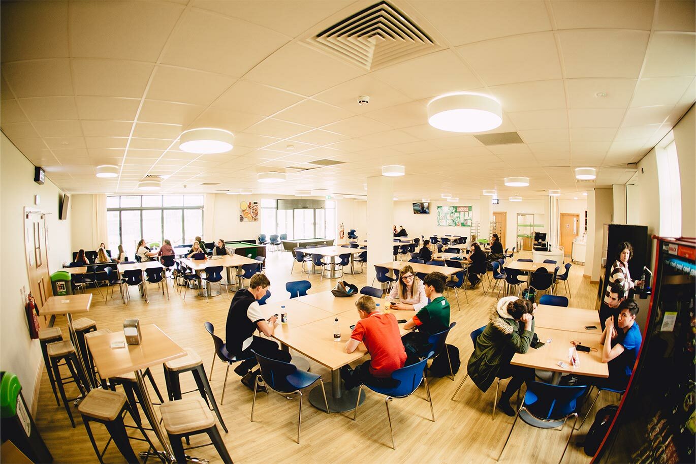 Riseholme College canteen