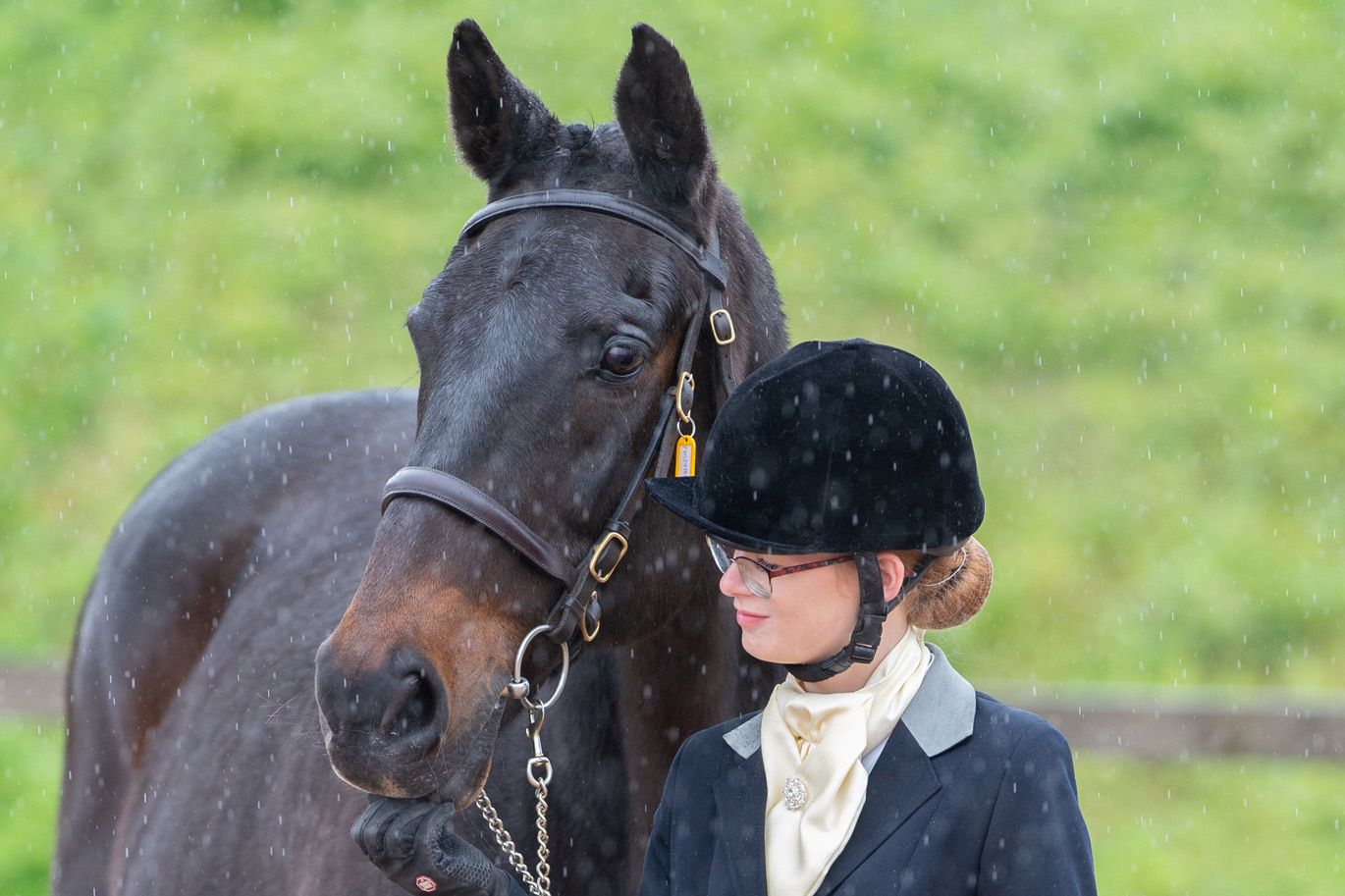 Riseholme student with horse at stockmanship
