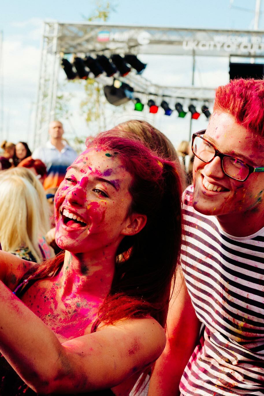 Students at Festival