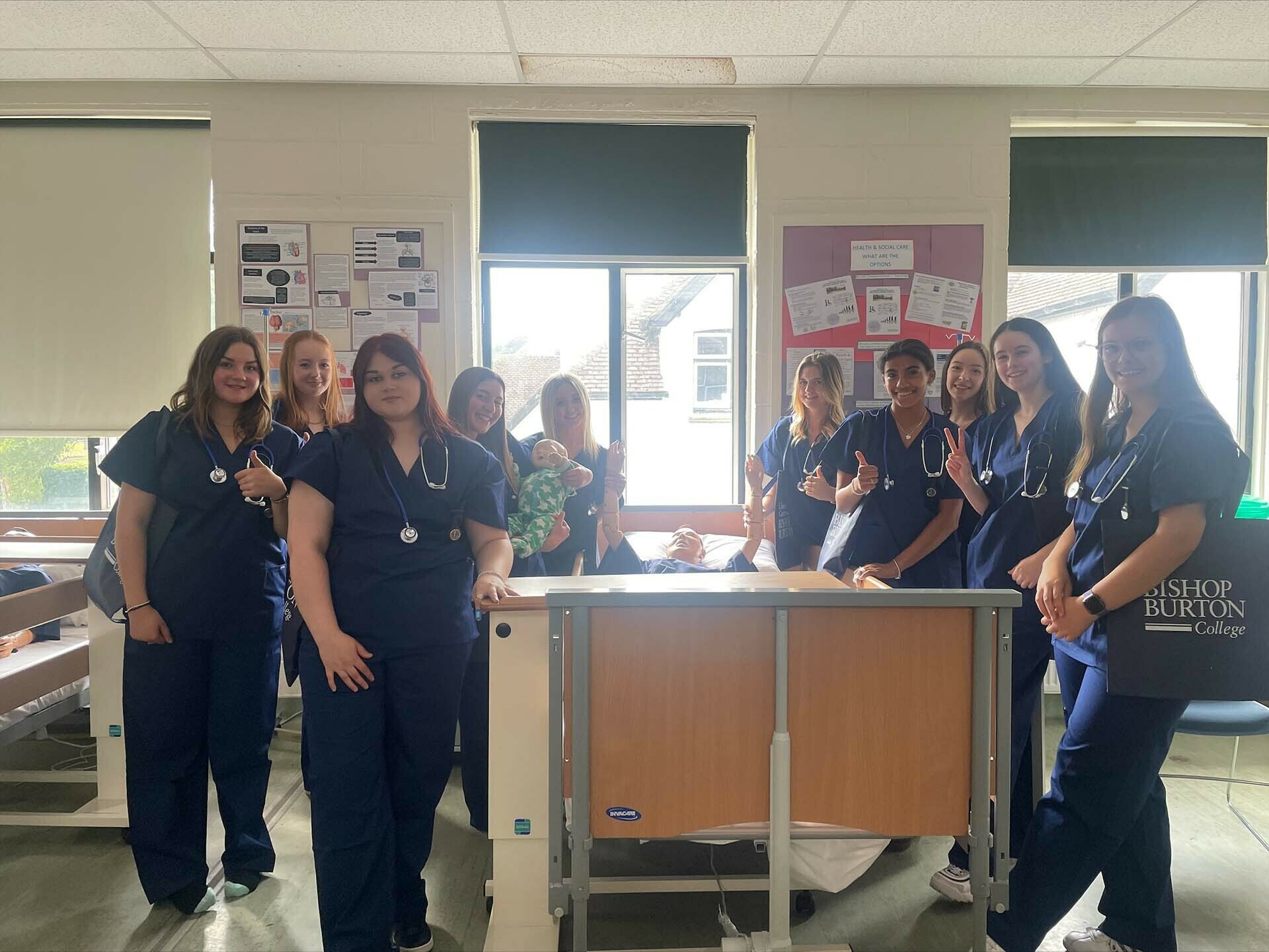 T level success Health students