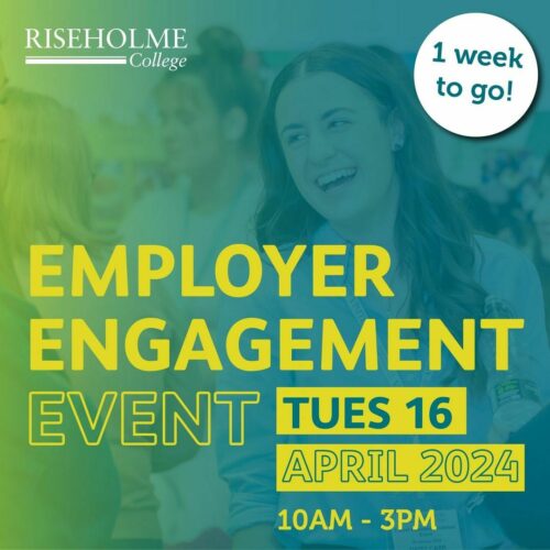 Just one week to go until our Employer Engagement